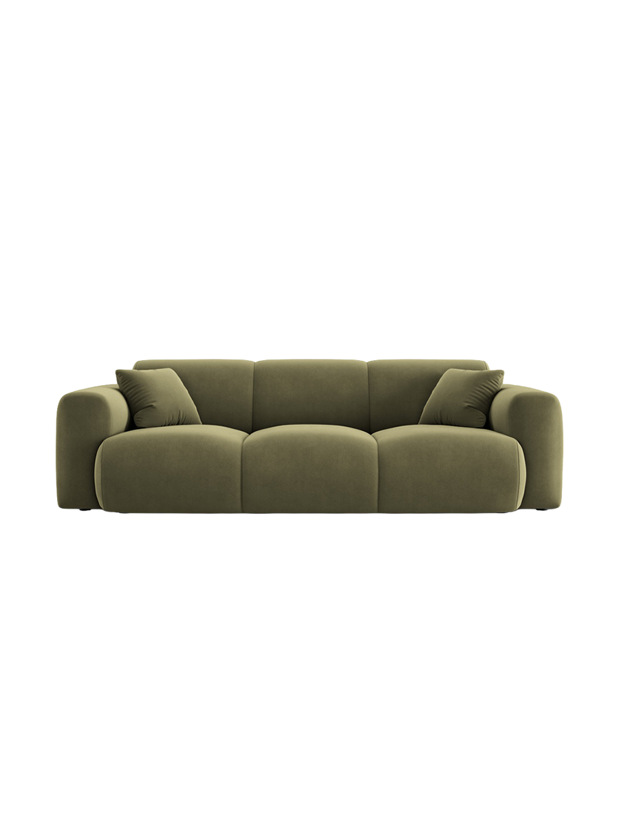 
3-Sitzer Design Sofa „Nolio“ - Samt Hellgrün
