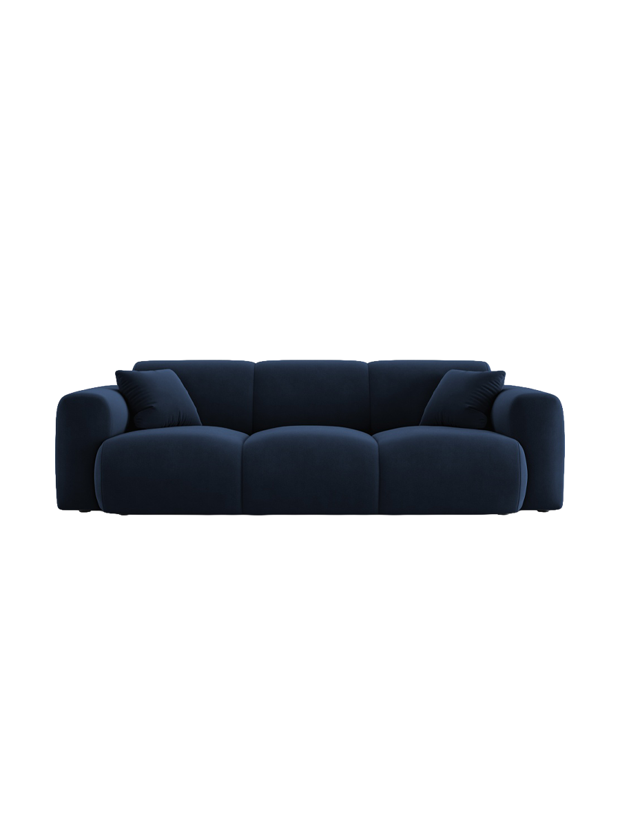 
3-Sitzer Design Sofa „Nolio“ - Samt Königsblau