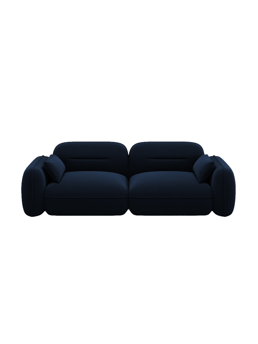 
3-Sitzer Design Sofa „Sydney“ - Samt Königsblau