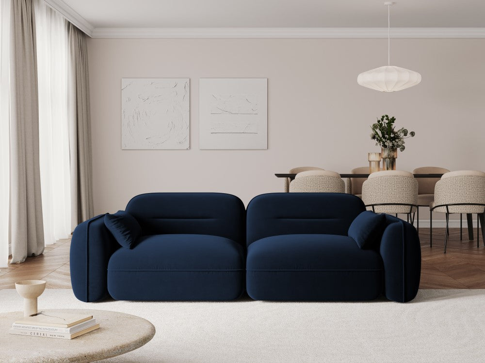 
3-Sitzer Design Sofa „Sydney“ - Samt Königsblau
