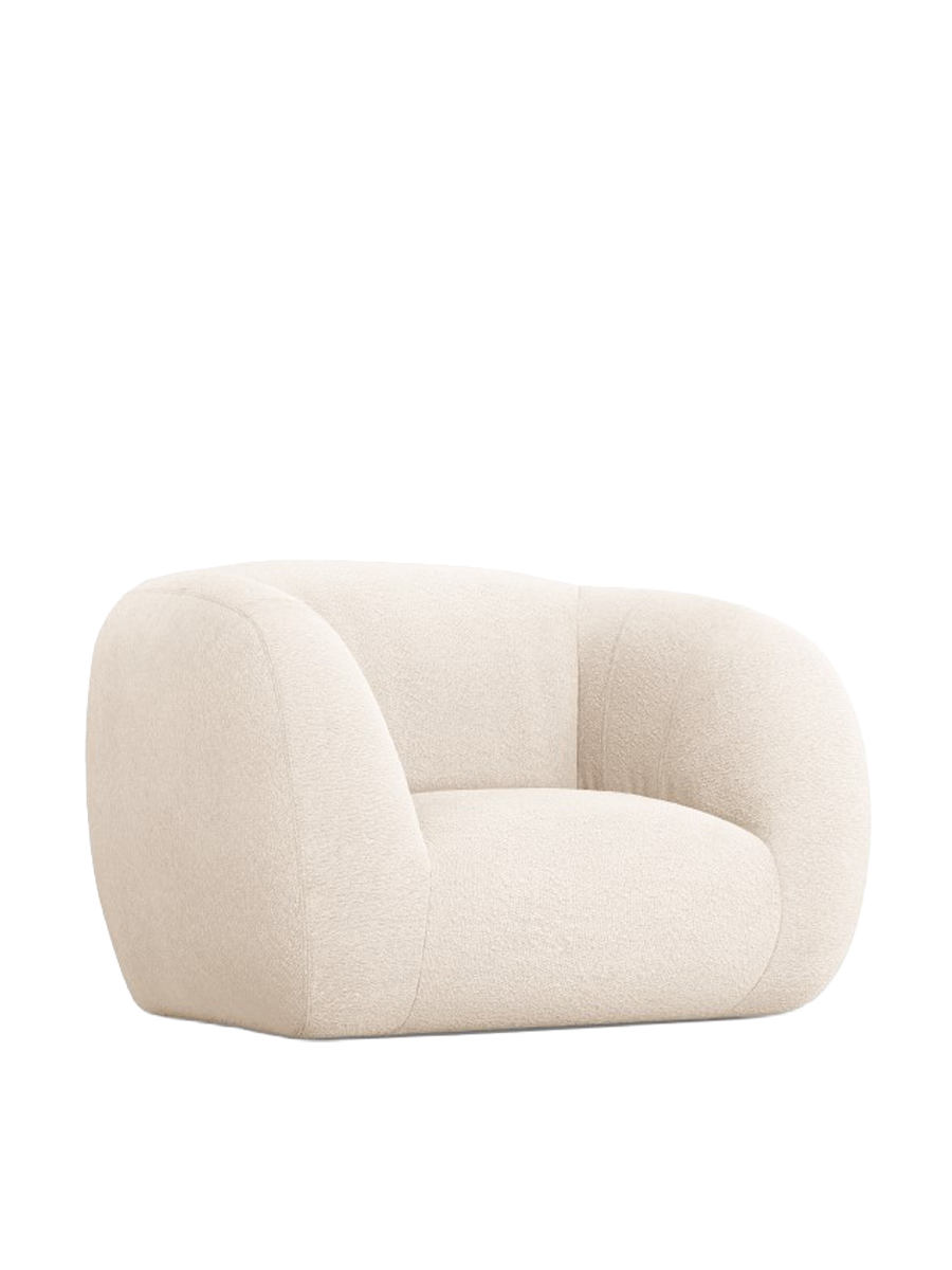 
Poltrona di design «Essen» - Beige Bouclé
