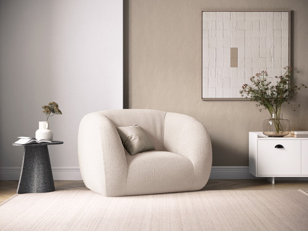 
Poltrona di design «Essen» - Beige Bouclé