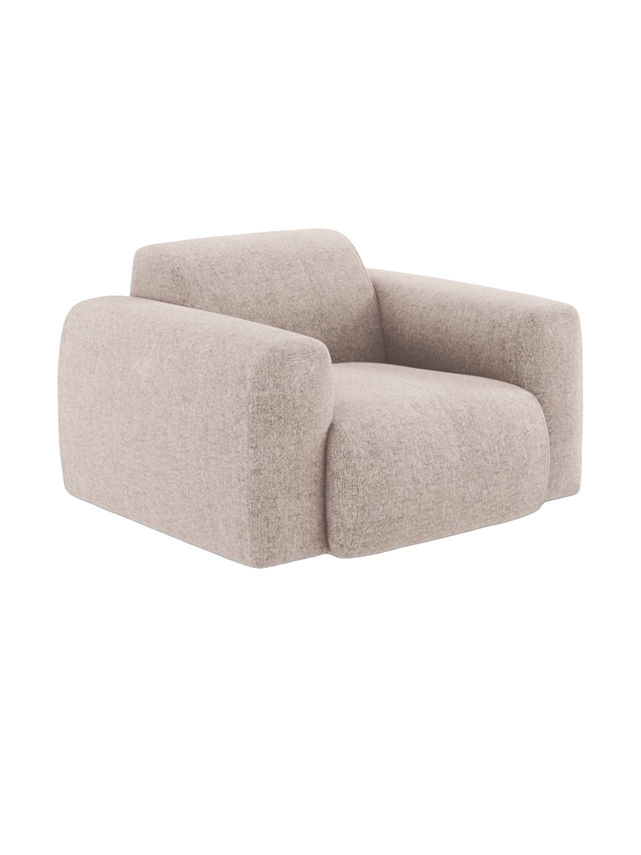 
Design Sessel „Nolio“ - Chenille Beige