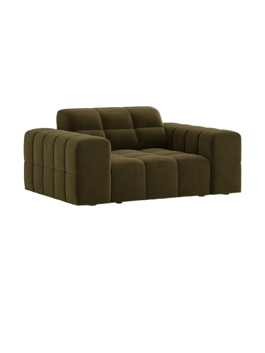 
Designer Armchair "Chicago" - Velvet Green