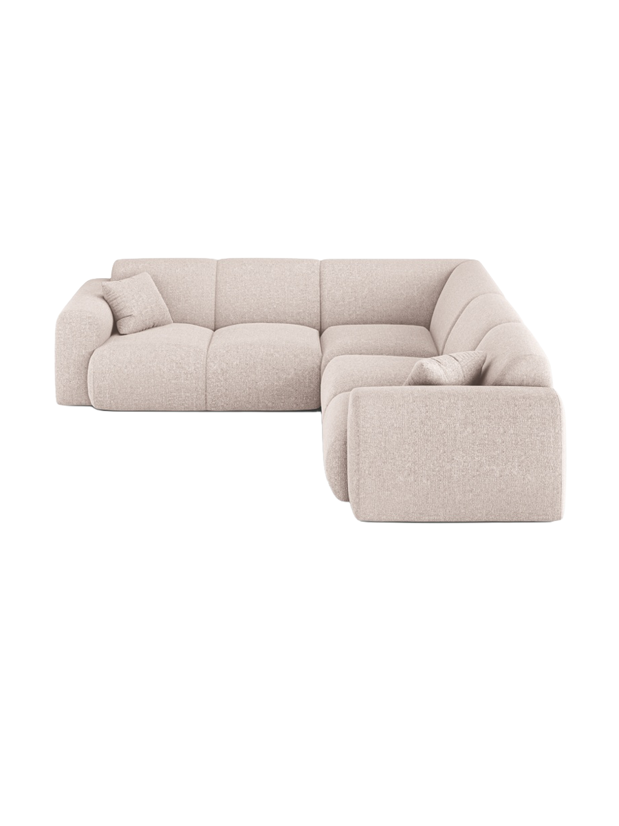 
5-Sitzer Design Ecksofa „Nolio“ - Chenille Beige