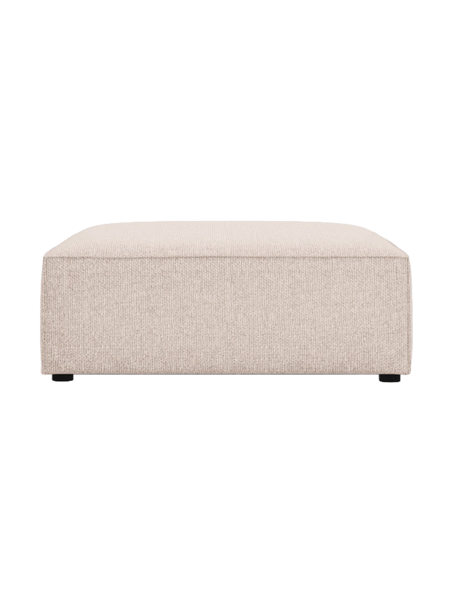 
Designer Ottoman "Arendal" - Chenille Beige