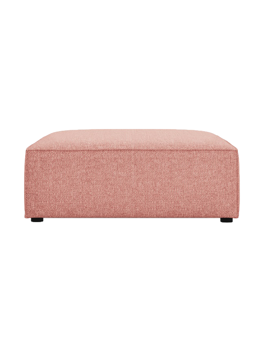 
Designer Ottoman "Arendal" - Chenille Pink