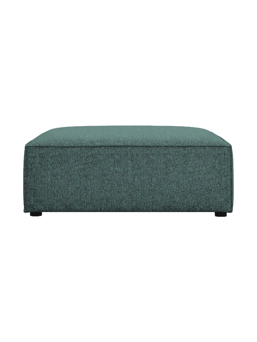 
Designer Ottoman "Arendal" - Petrol Chenille