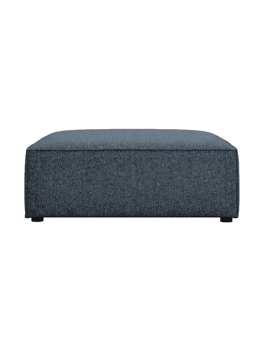 
Designer Ottoman "Arendal" - Chenille Royal Blue