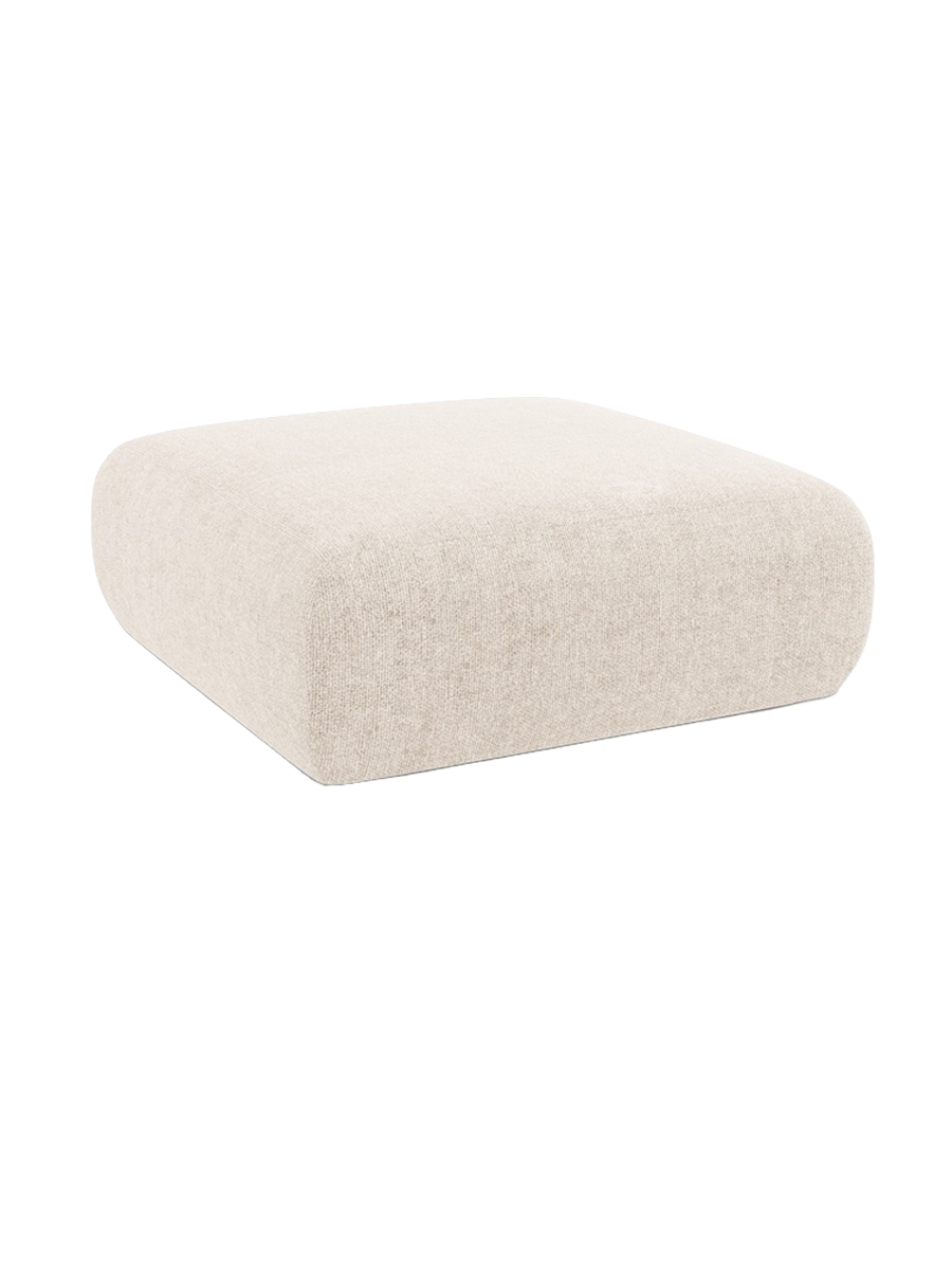 
Design Sitzpouf „Nolio“ - Chenille Light Beige / 100 x 100 cm