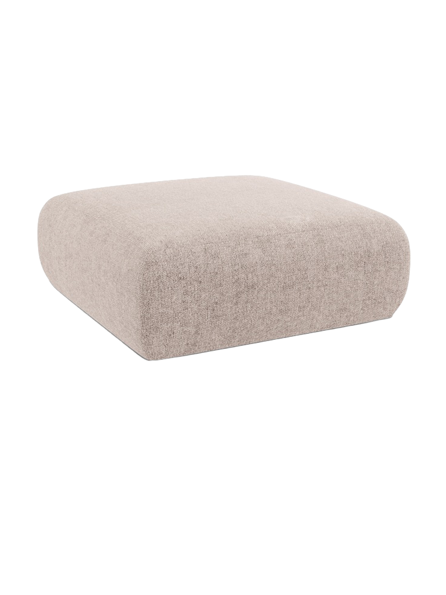 
Design Sitzpouf „Nolio“ - Chenille Beige / 100 x 100 cm