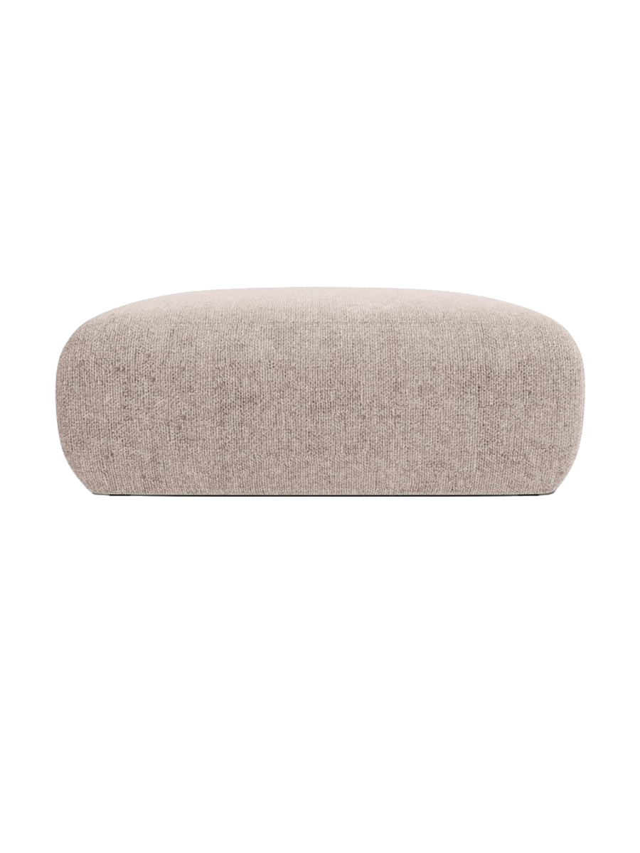 
Design Sitzpouf „Nolio“ - Chenille Beige / 100 x 100 cm