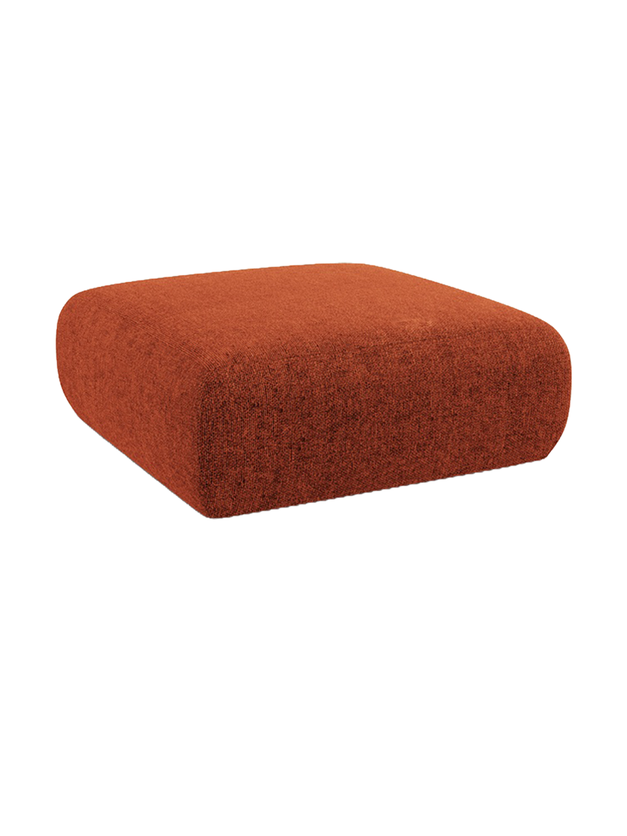 
Design Sitzpouf „Nolio“ - Chenille Terracotta / 100 x 100 cm