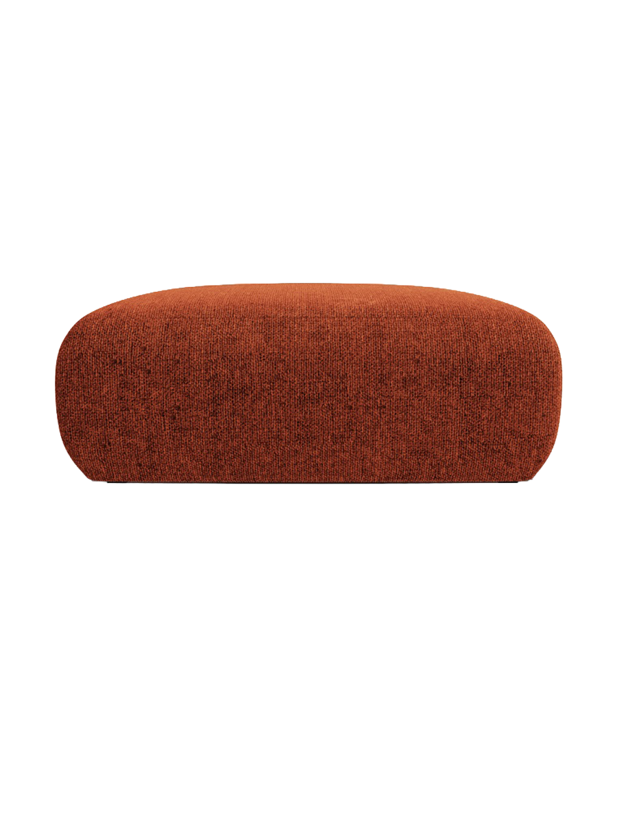 
Design Sitzpouf „Nolio“ - Chenille Terracotta / 100 x 100 cm