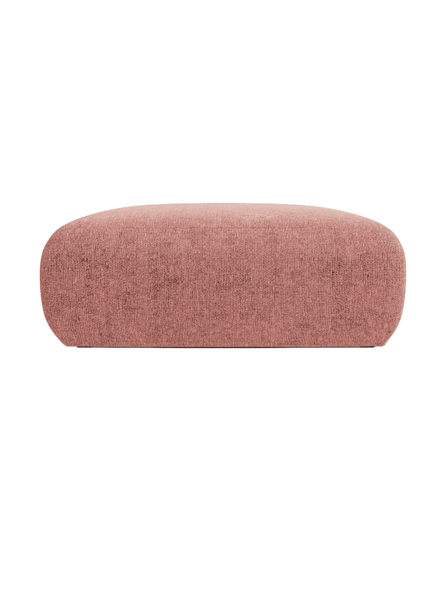 
Design Sitzpouf „Nolio“ - Chenille Rosa / 100 x 100 cm