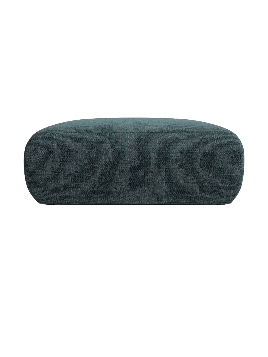 
Design Sitzpouf „Nolio“ - Chenille Petrol / 100 x 100 cm