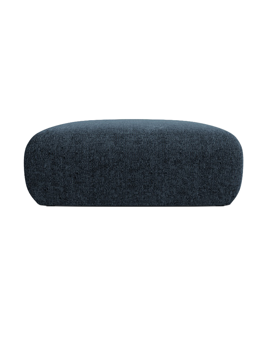 
Design Sitzpouf „Nolio“ - Chenille Königsblau / 100 x 100 cm