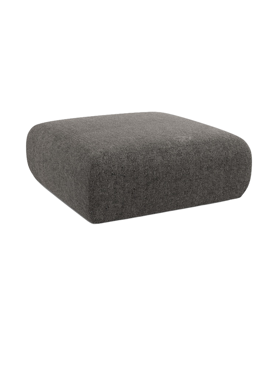 
Design Sitzpouf „Nolio“ - Chenille Grau / 100 x 100 cm