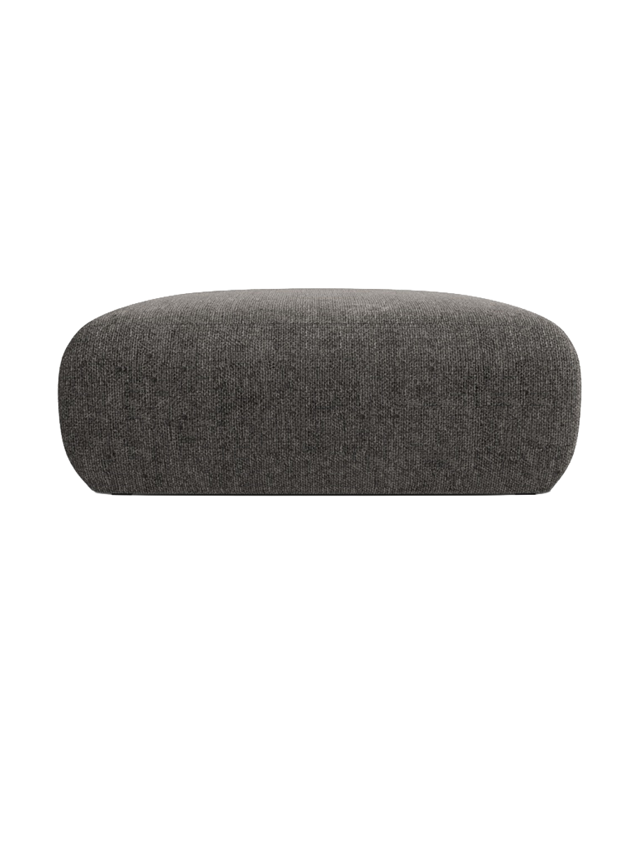 
Design Sitzpouf „Nolio“ - Chenille Grau / 100 x 100 cm