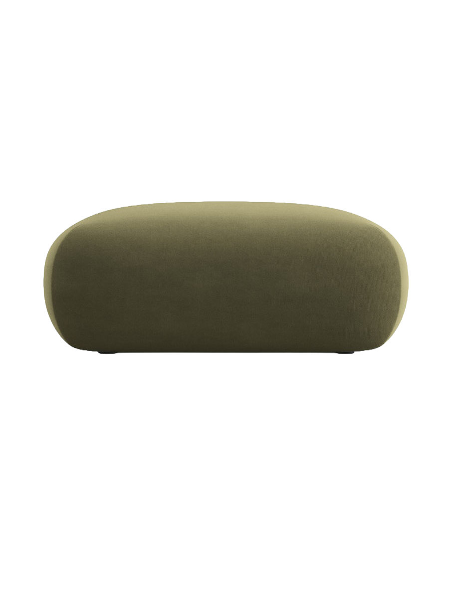 
Design Sitzpouf „Nolio“ - Samt Hellgrün / 100 x 100 cm