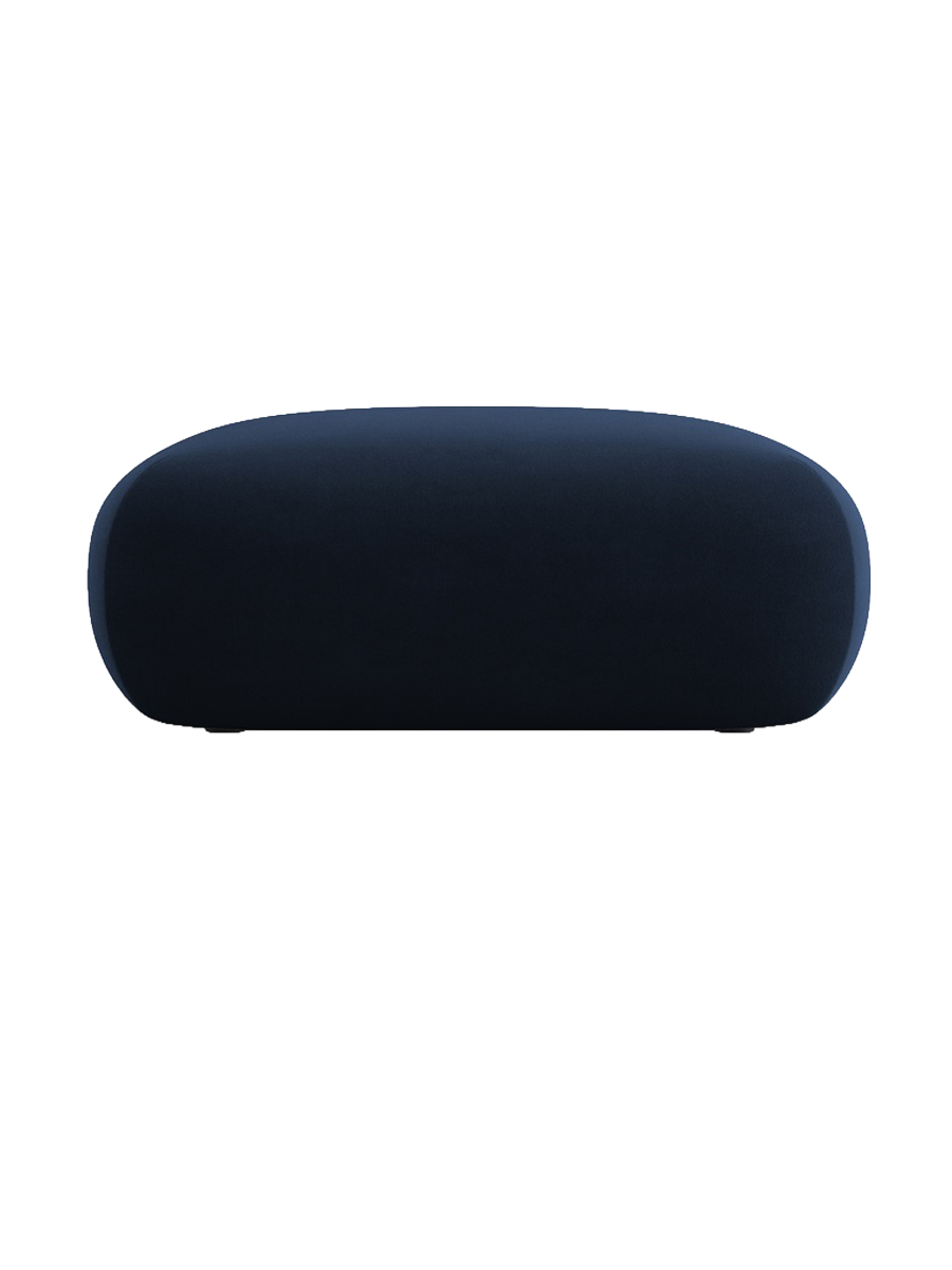 
Design Sitzpouf „Nolio“ - Samt Königsblau / 100 x 100 cm
