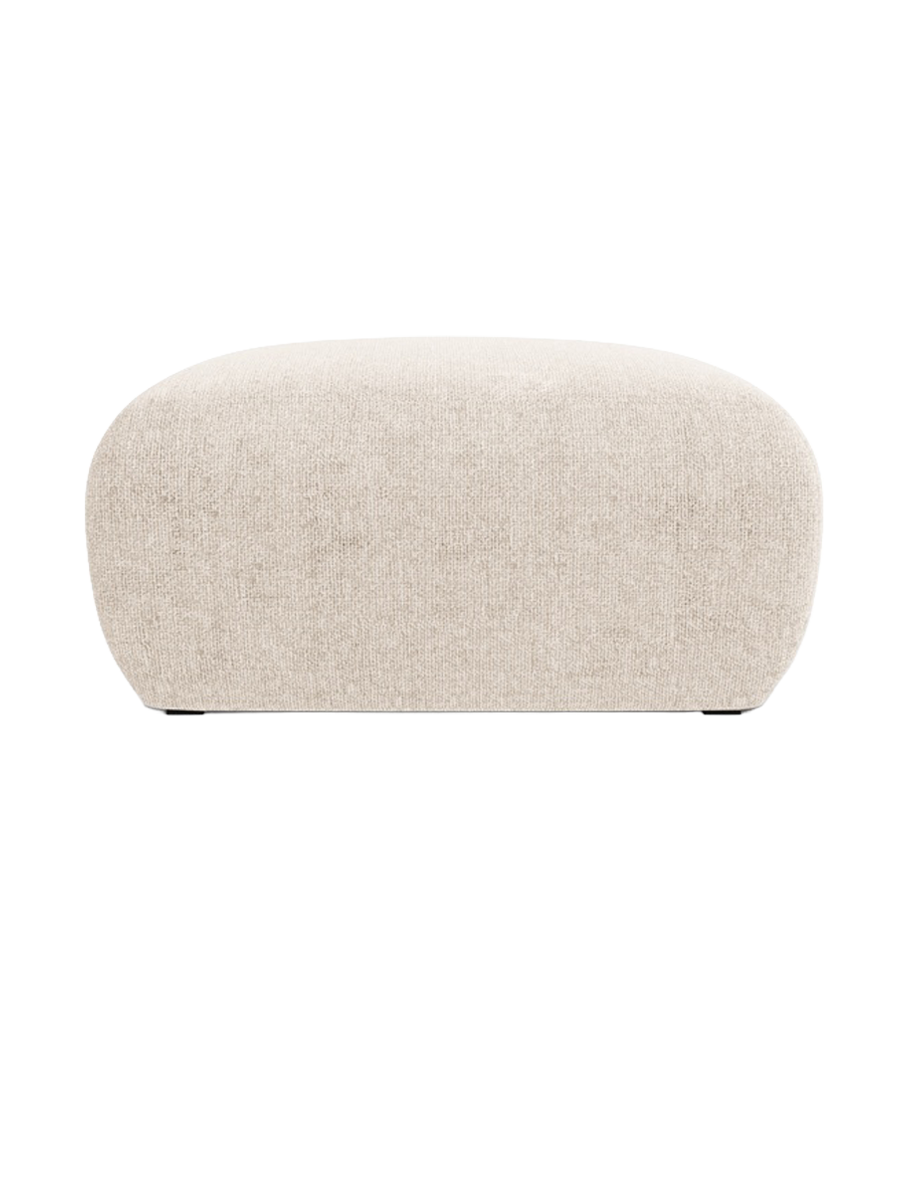 
Design Sitzpouf „Nolio“ - Chenille Light Beige / 75 x 75 cm