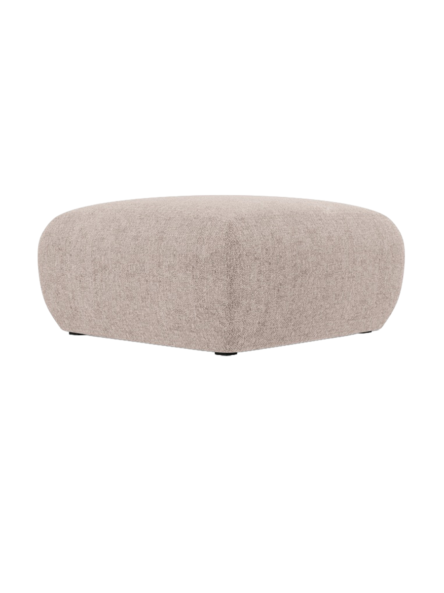 
Design Sitzpouf „Nolio“ - Chenille Beige / 75 x 75 cm