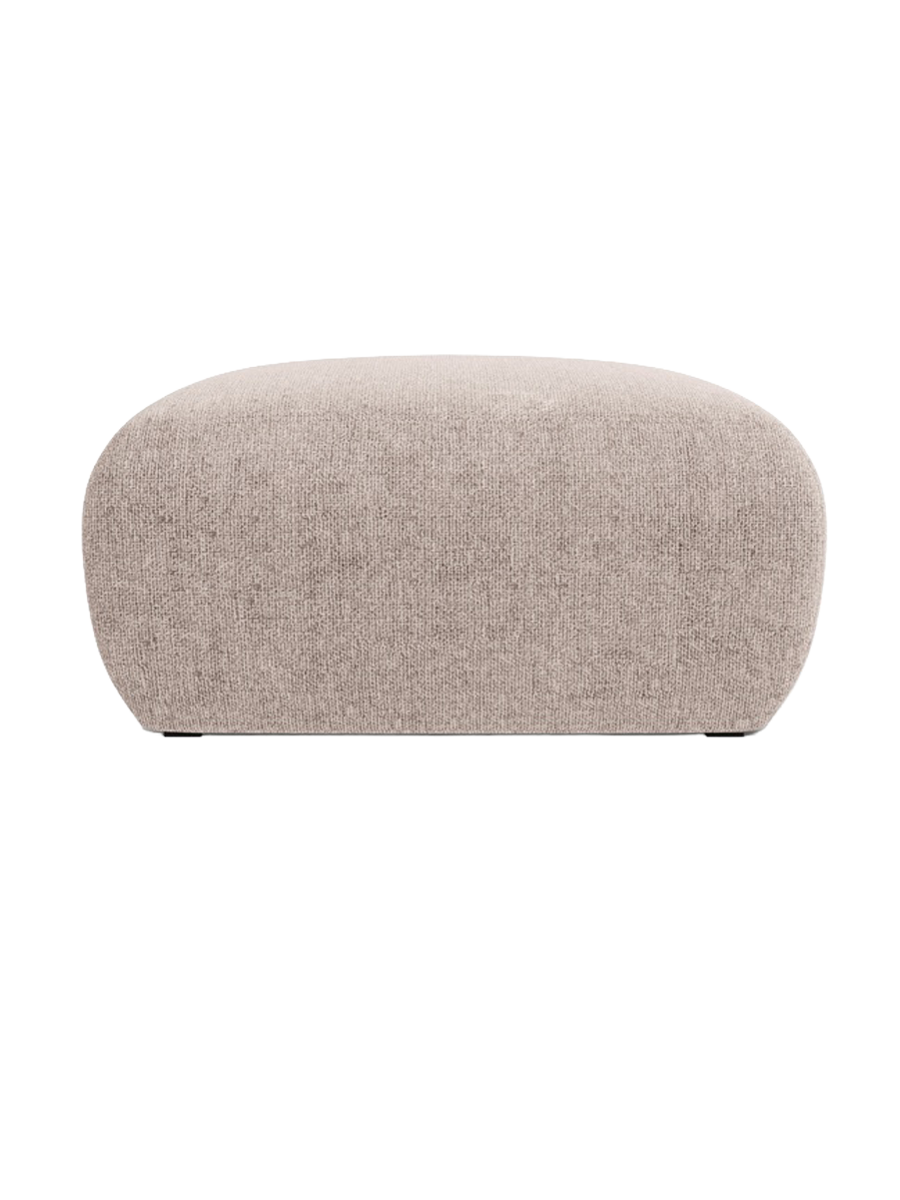 
Design Sitzpouf „Nolio“ - Chenille Beige / 75 x 75 cm