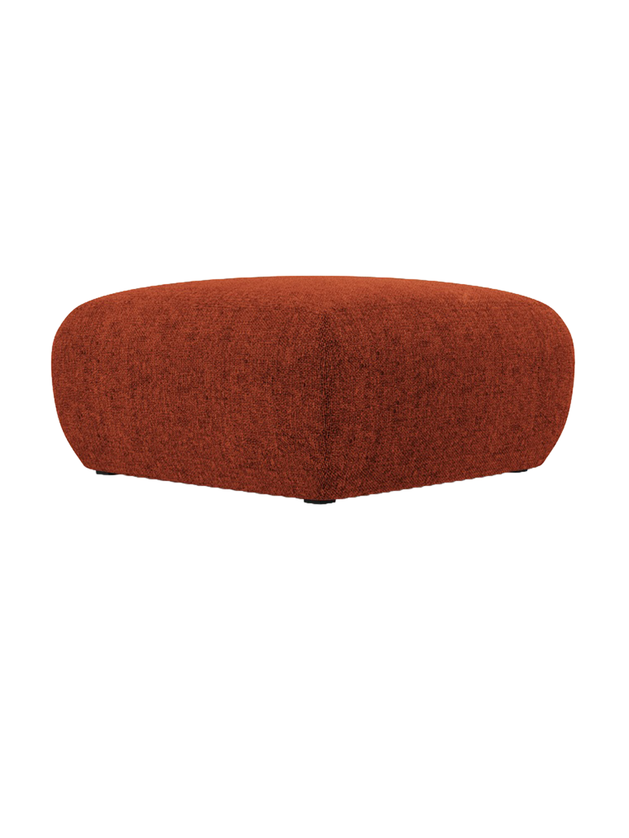 
Design Sitzpouf „Nolio“ - Chenille Terracotta / 75 x 75 cm