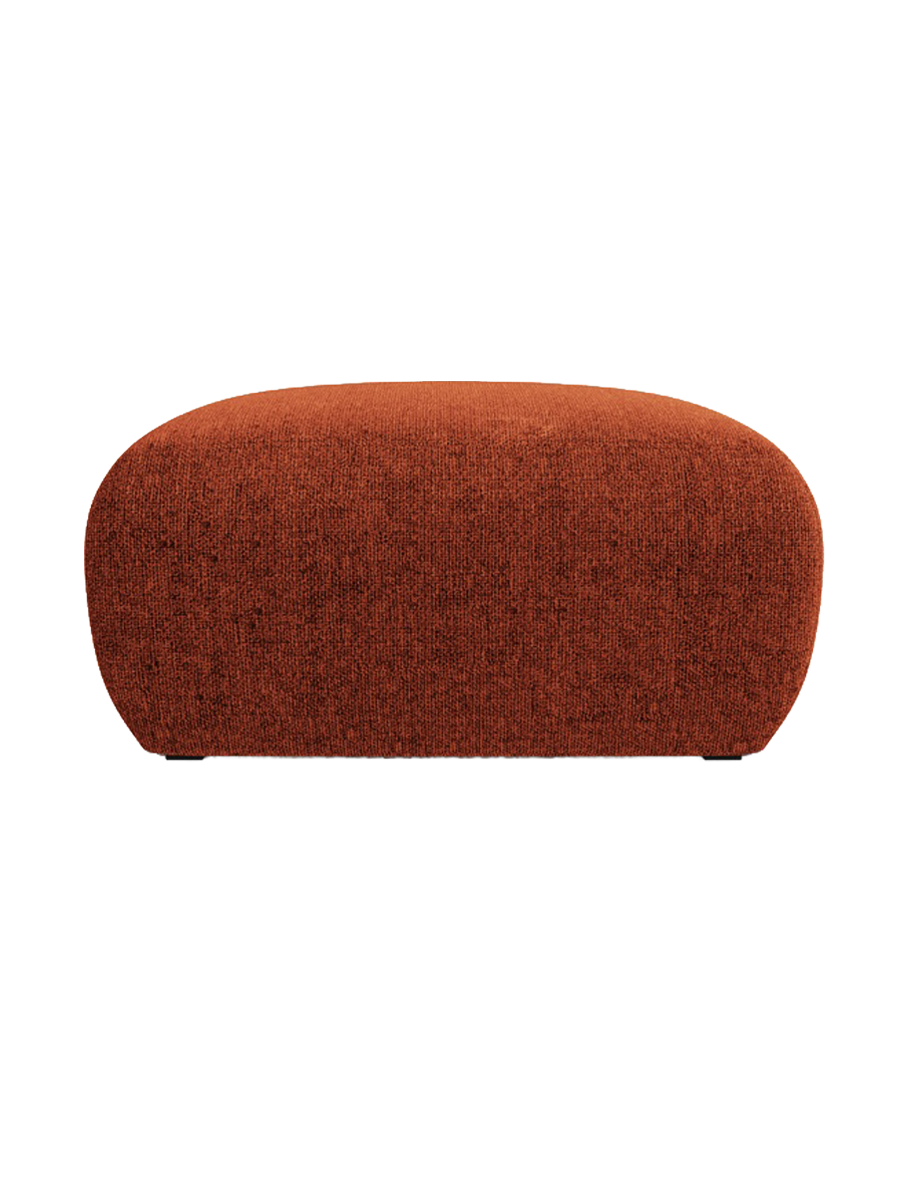 
Design Sitzpouf „Nolio“ - Chenille Terracotta / 75 x 75 cm