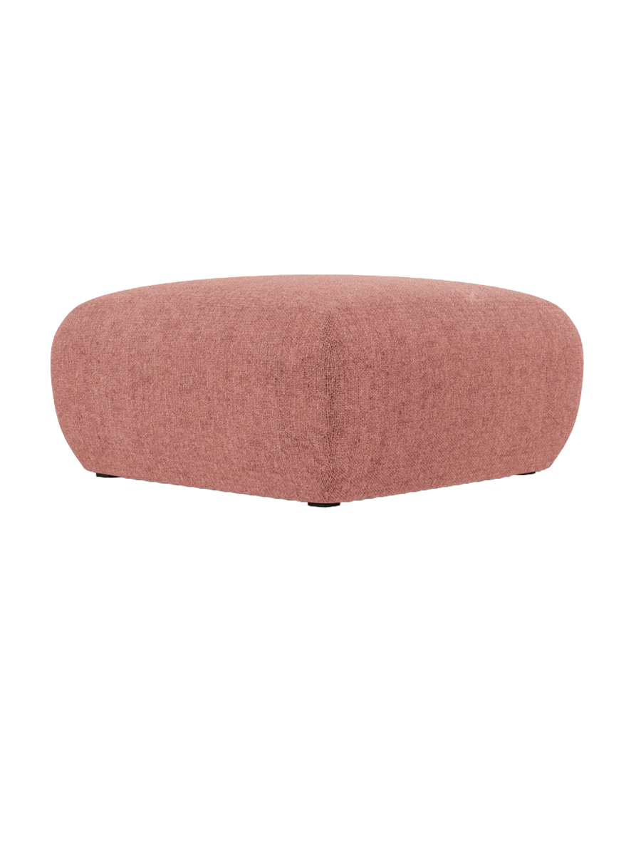 
Design Sitzpouf „Nolio“ - Chenille Rosa / 75 x 75 cm