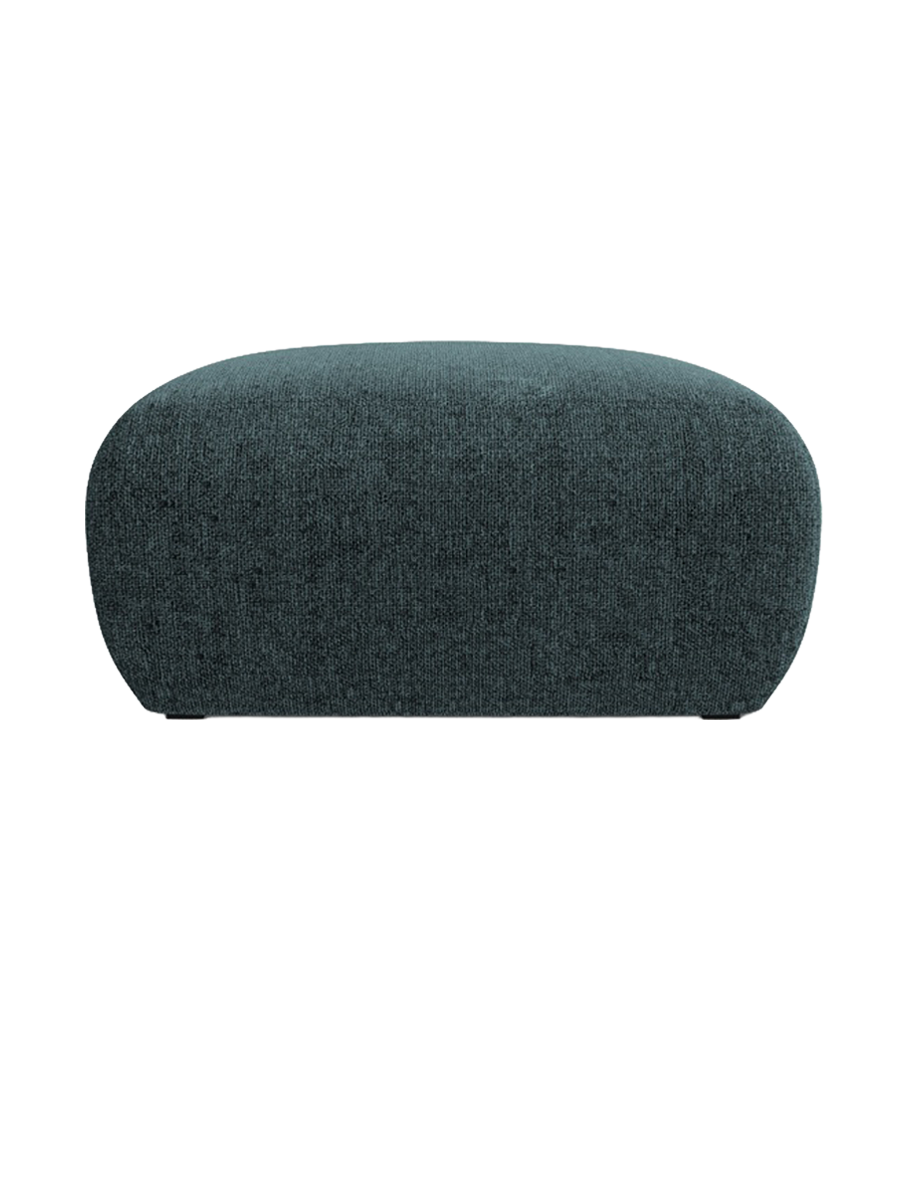 
Design Sitzpouf „Nolio“ - Chenille Petrol / 75 x 75 cm