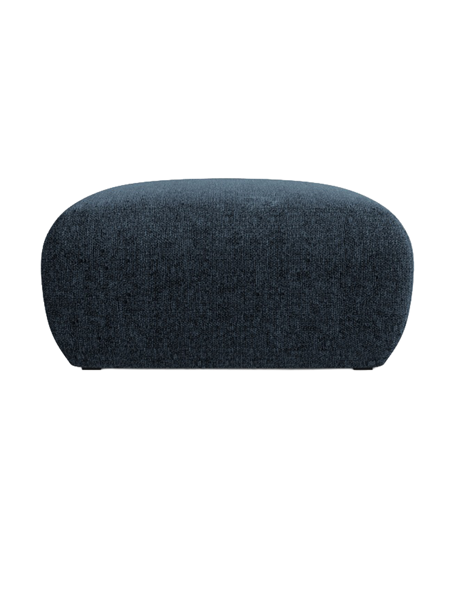 
Design Sitzpouf „Nolio“ - Chenille Königsblau / 75 x 75 cm