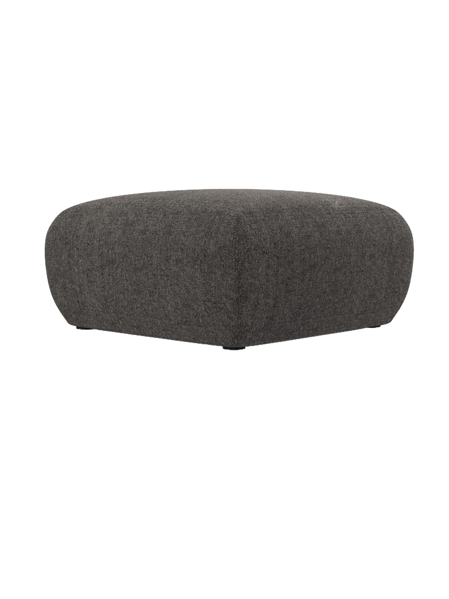 
Design Sitzpouf „Nolio“ - Chenille Grau / 75 x 75 cm