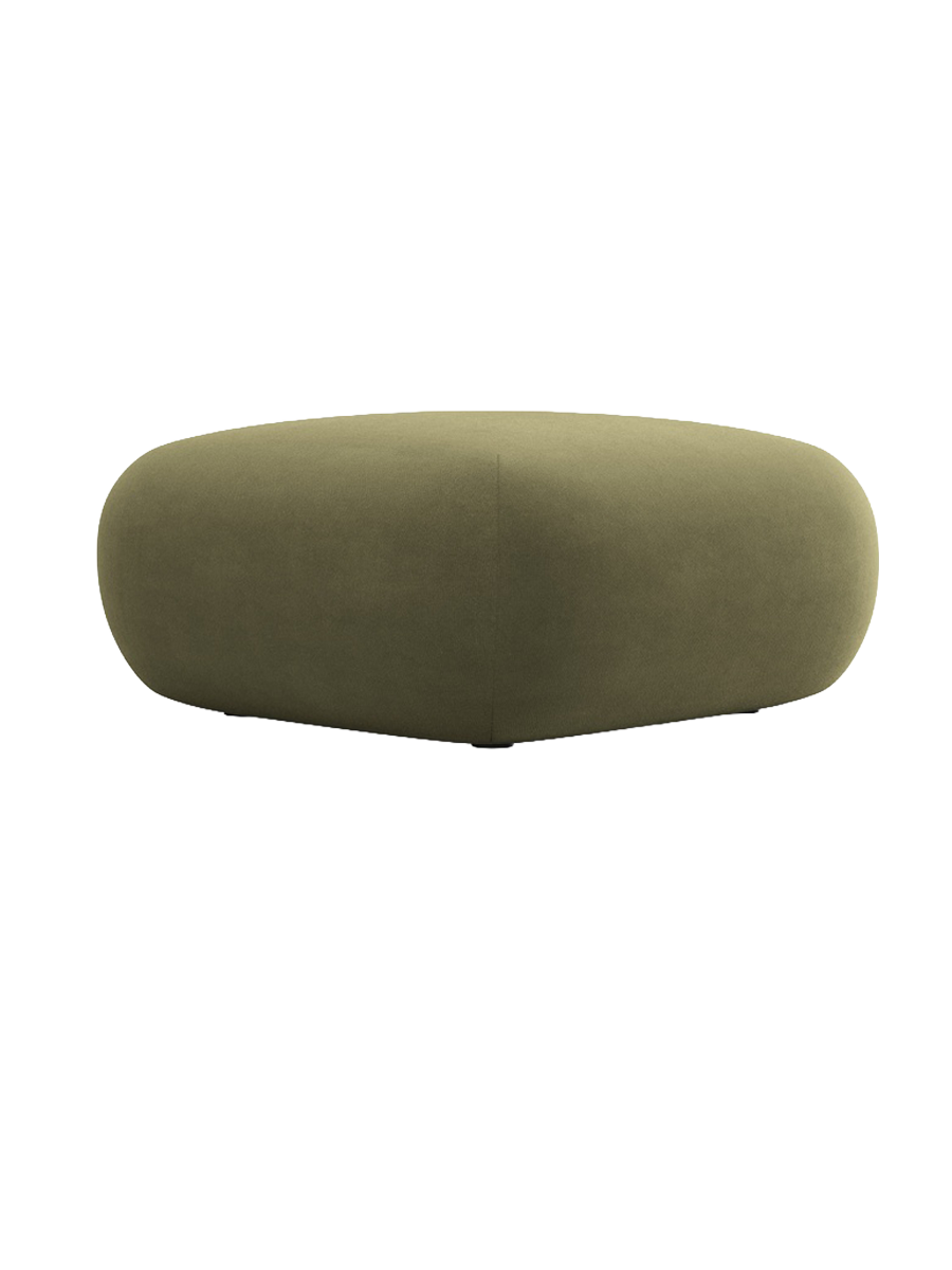 
Design Sitzpouf „Nolio“ - Samt Hellgrün / 75 x 75 cm