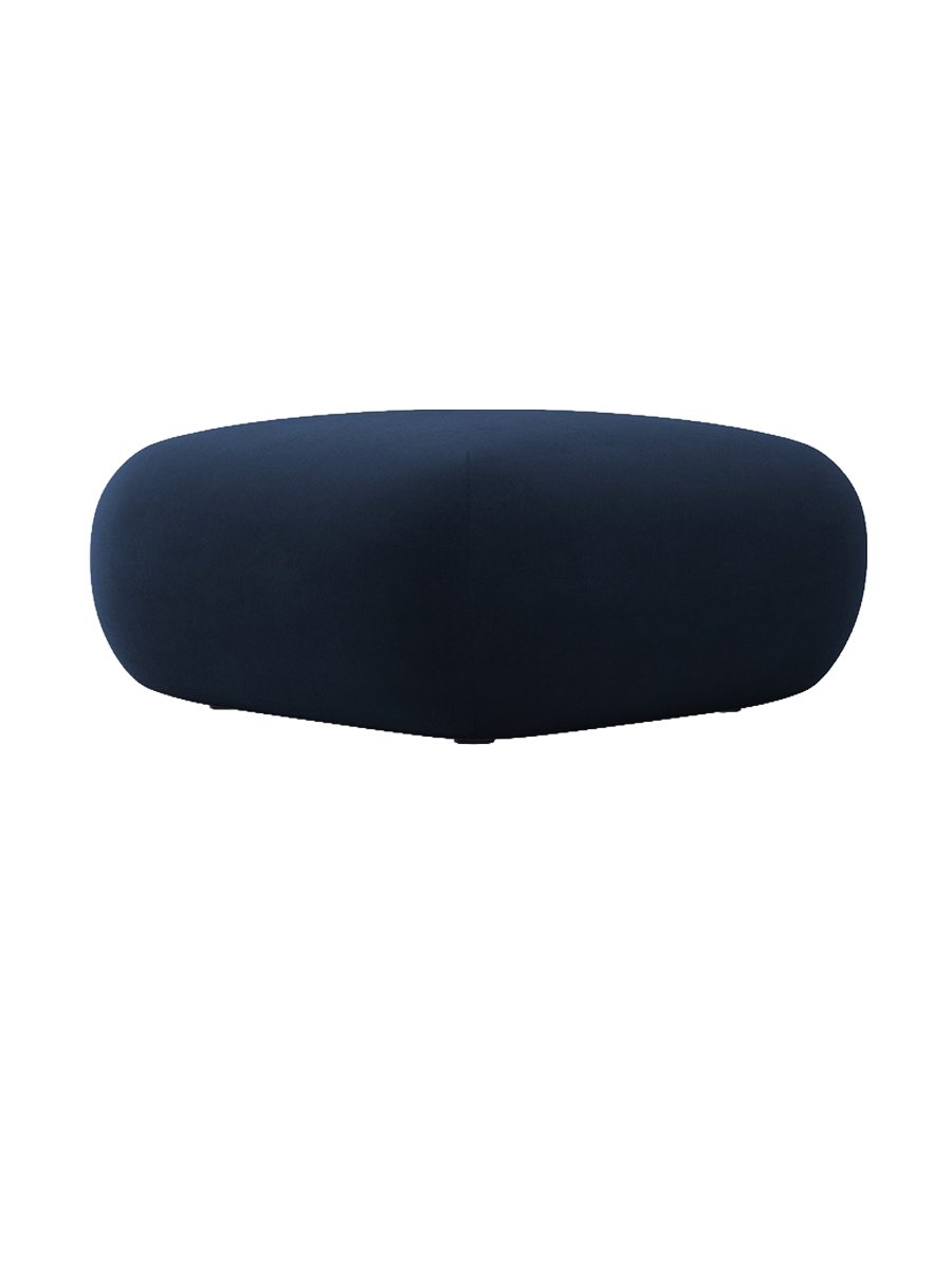 
Design Sitzpouf „Nolio“ - Samt Königsblau / 75 x 75 cm