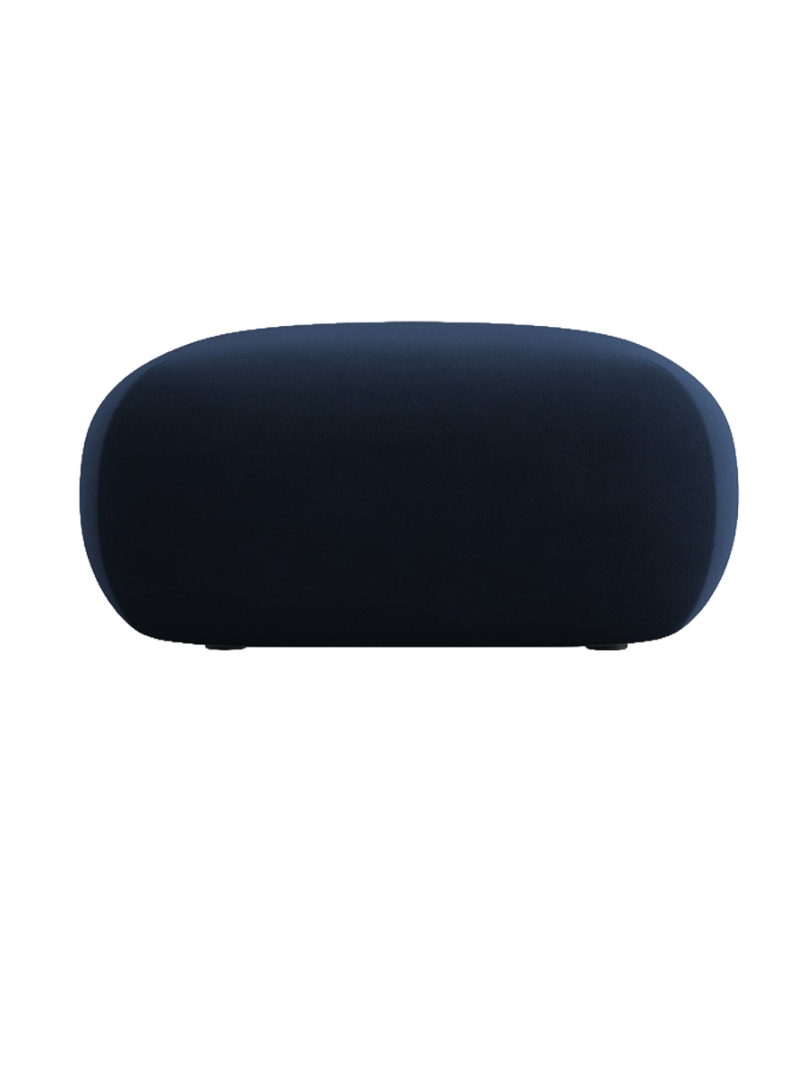 
Design Sitzpouf „Nolio“ - Samt Königsblau / 75 x 75 cm