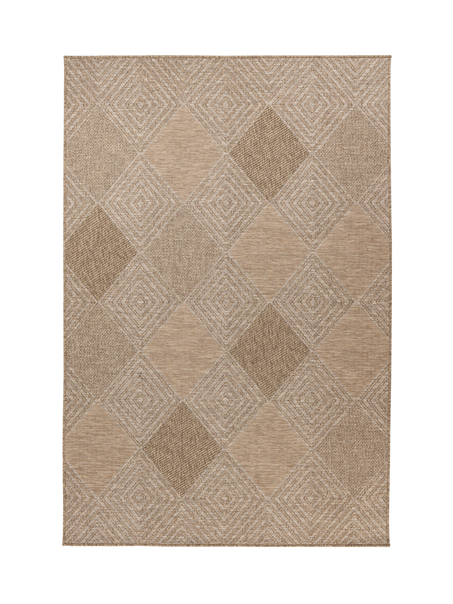 
Tapis d'intérieur/extérieur de qualité « Costa 304 » - Naturel - 80 x 150 cm