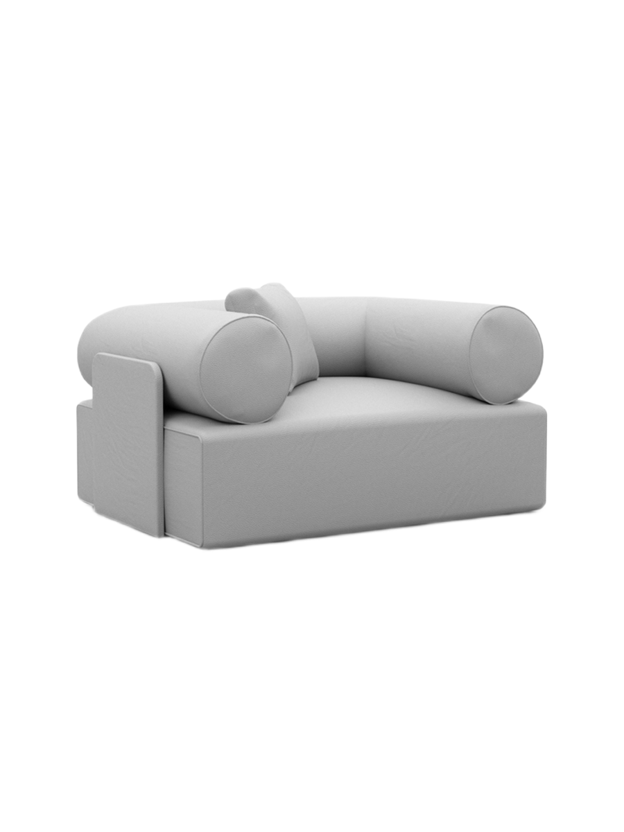 
Design Echtleder Loungesessel „Valora“ - Echtleder Beige