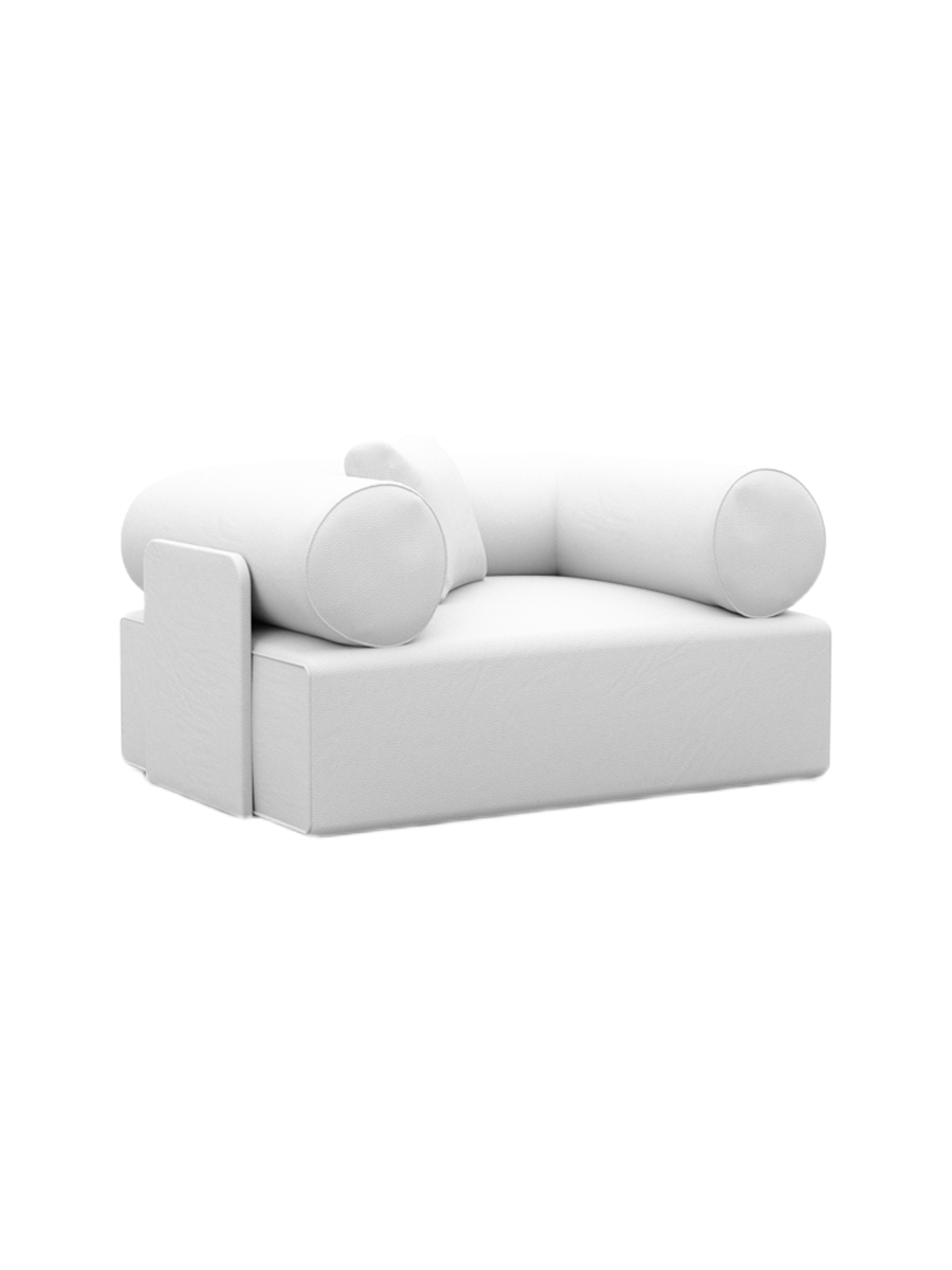 
Design Echtleder Loungesessel „Valora“ - Echtleder Beige