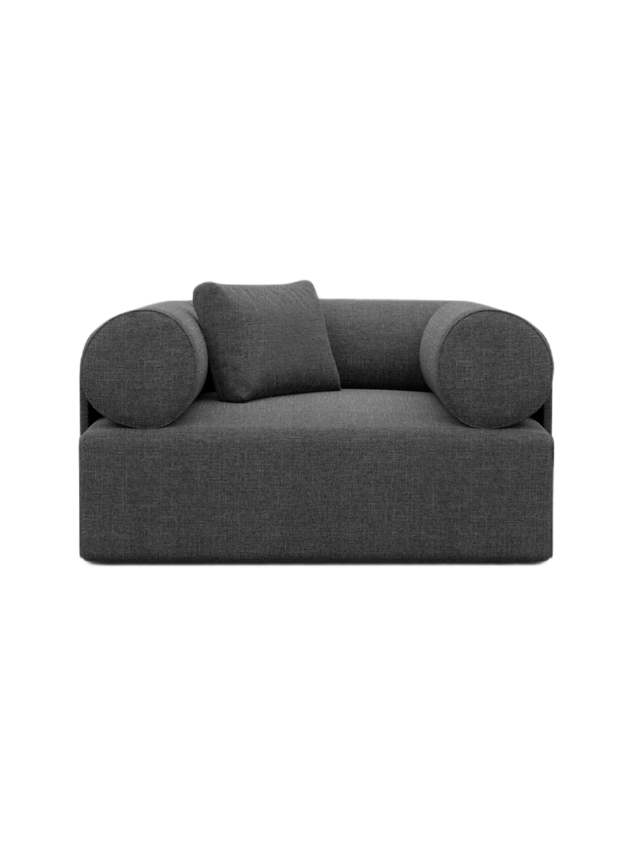 
Design Loungesessel „Valora“ mit Strukturstoff-Bezug - Strukturstoff Anthrazit