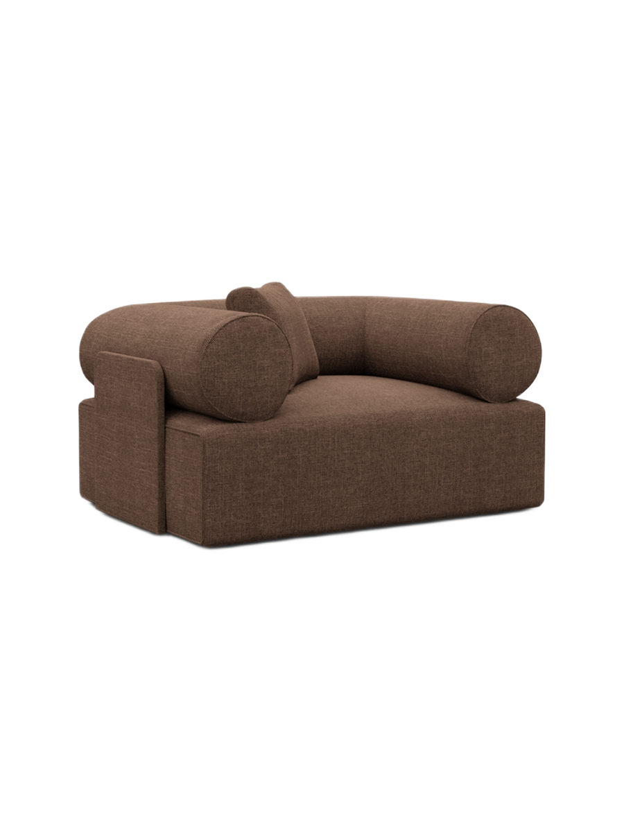 
Design Loungesessel „Valora“ mit Strukturstoff-Bezug - Strukturstoff Anthrazit