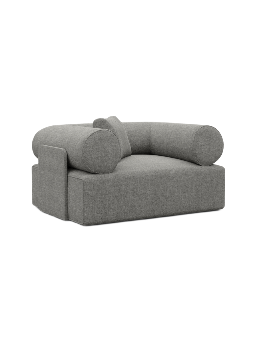 
Design Loungesessel „Valora“ mit Strukturstoff-Bezug - Strukturstoff Anthrazit