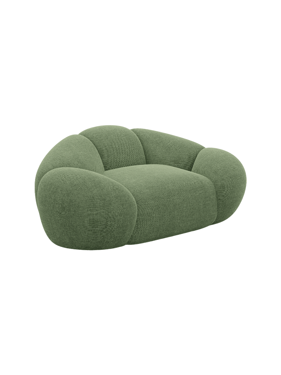 
Design Loungesessel „Arden“ mit Strukturstoff-Bezug - Strukturstoff Anthrazit