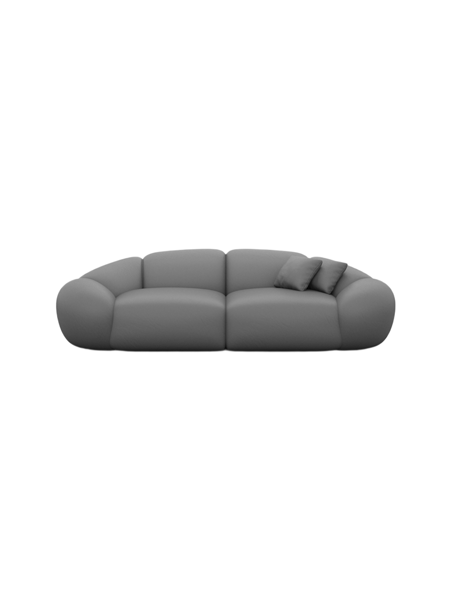 
3-Sitzer Design Echtleder Sofa „Arden“ - Echtleder Beige