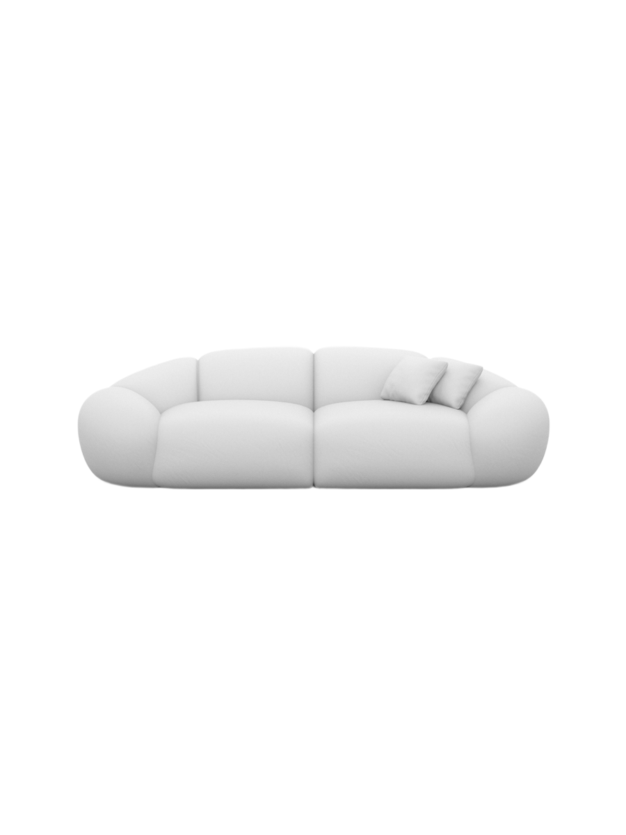 
3-Sitzer Design Echtleder Sofa „Arden“ - Echtleder Beige