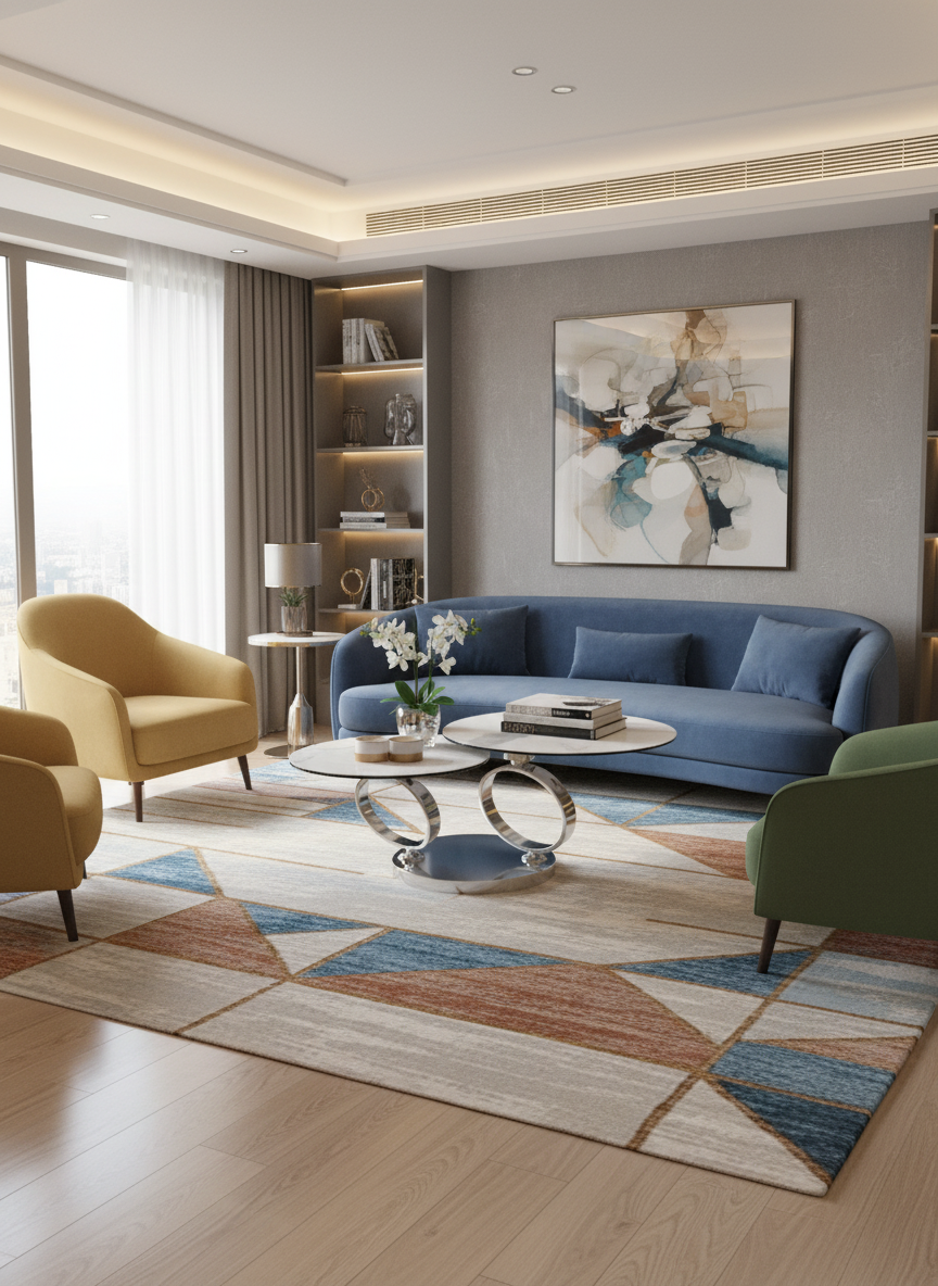
Ausziehbarer, flexibler Design Keramik Couchtisch „Eolia Double Silver“ - Keramik Marmoroptik Weiss