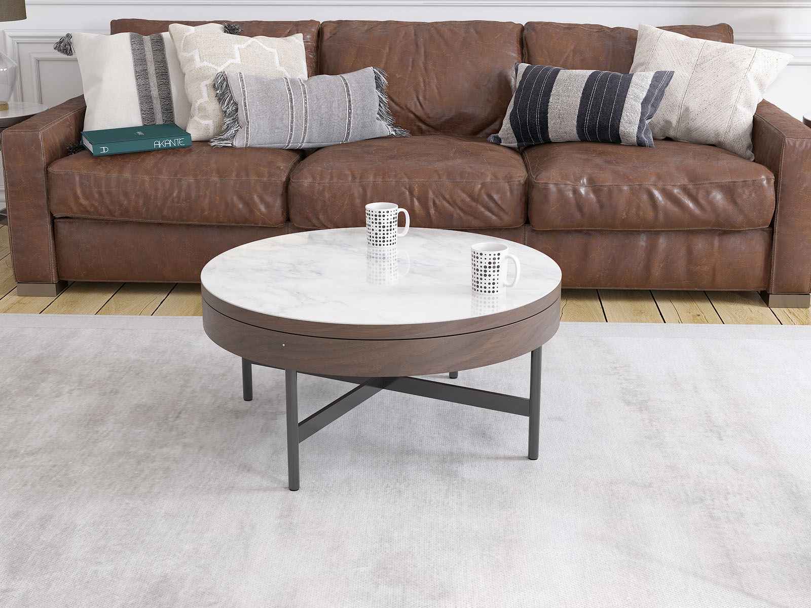 
Table basse design fonctionnelle en céramique « Kingston »