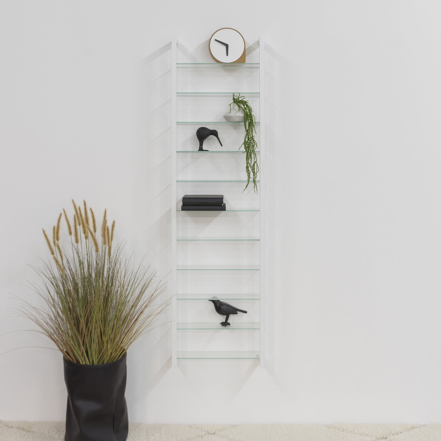 
Design wall shelf "Cubic 11" - White