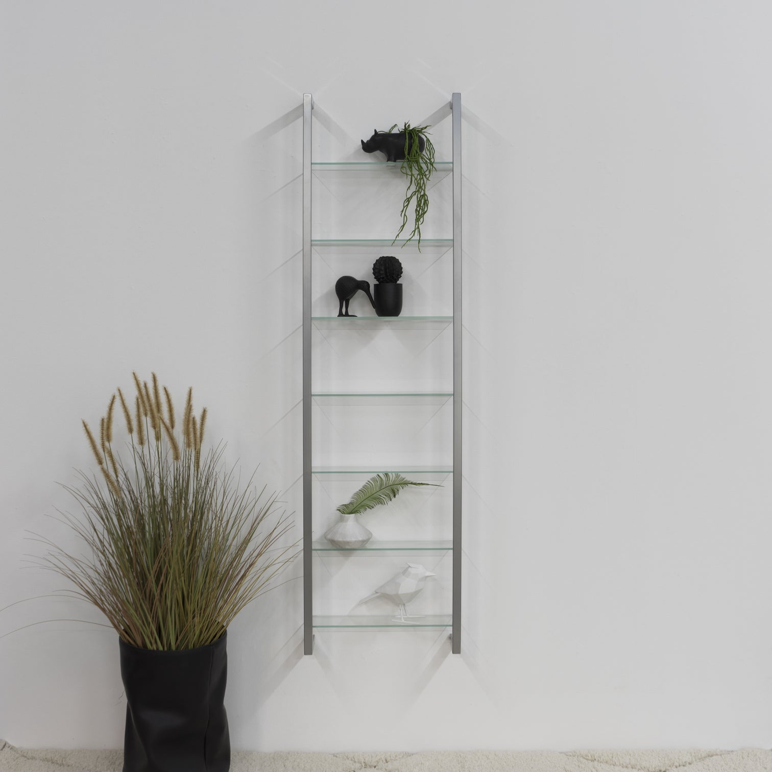 
Étagère murale design « Cubic 7 » - Nickel